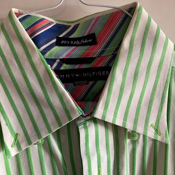 Lot of Tommy Hilfiger Button Down Shirts Size Medium 80's Style. - Picture 10 of 12